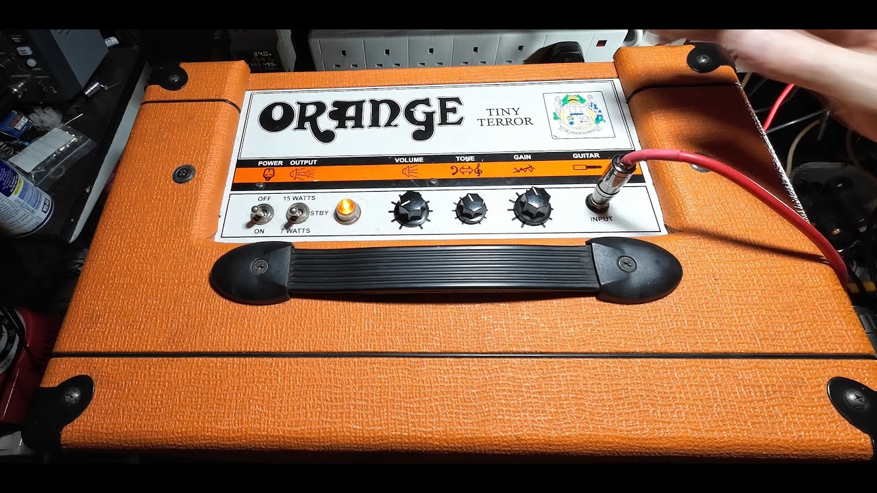 Orange Tiny Terror Guitar Amplifier Repair Built Like a Tank and Sounds Awesome Celestion Vintage 30