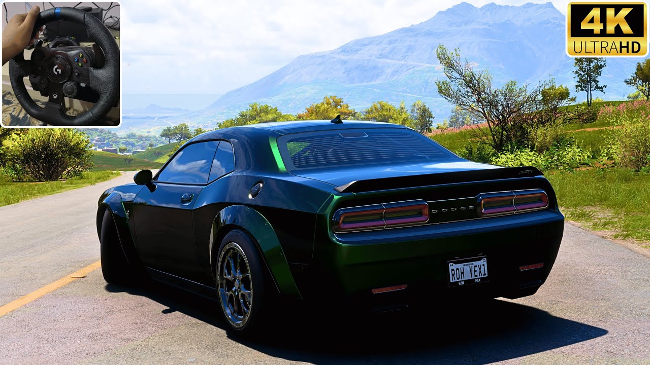 1,300HP Dodge Charger Hellcat vs Highway | Forza Horizon 5 | Wheel Cam Gameplay