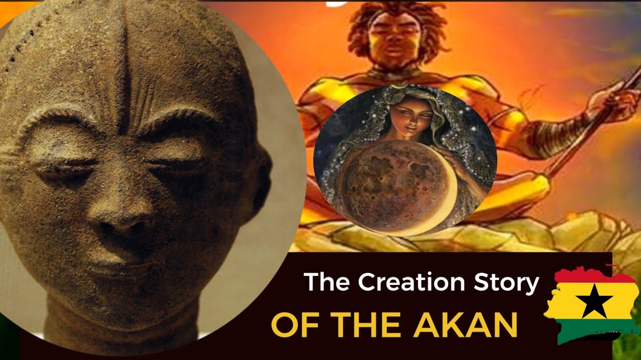 Creation | The Akan Story About Creation 🇬🇭 |God And His Goddess #thinktwice1957 #ghana #shorts