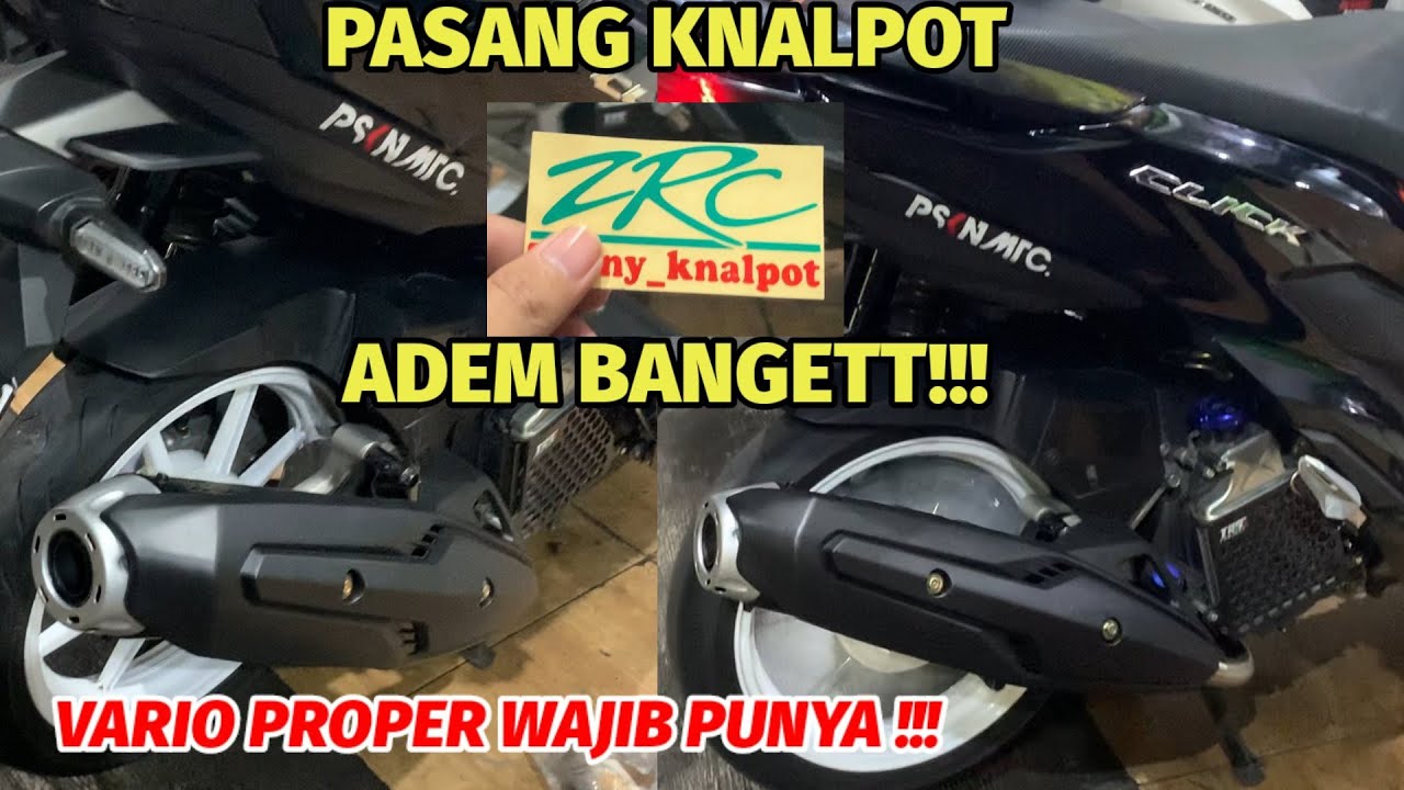 PASANG KNALPOT ZRC Leheran Kadut + Muffler || PROJECT VARIO EP.2