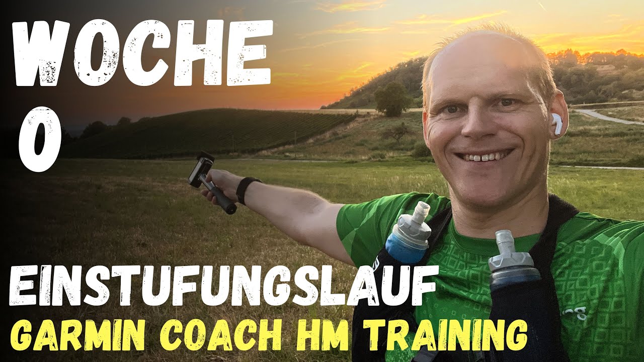 Garmin Coach Halbmarathon Woche 0 deutsch