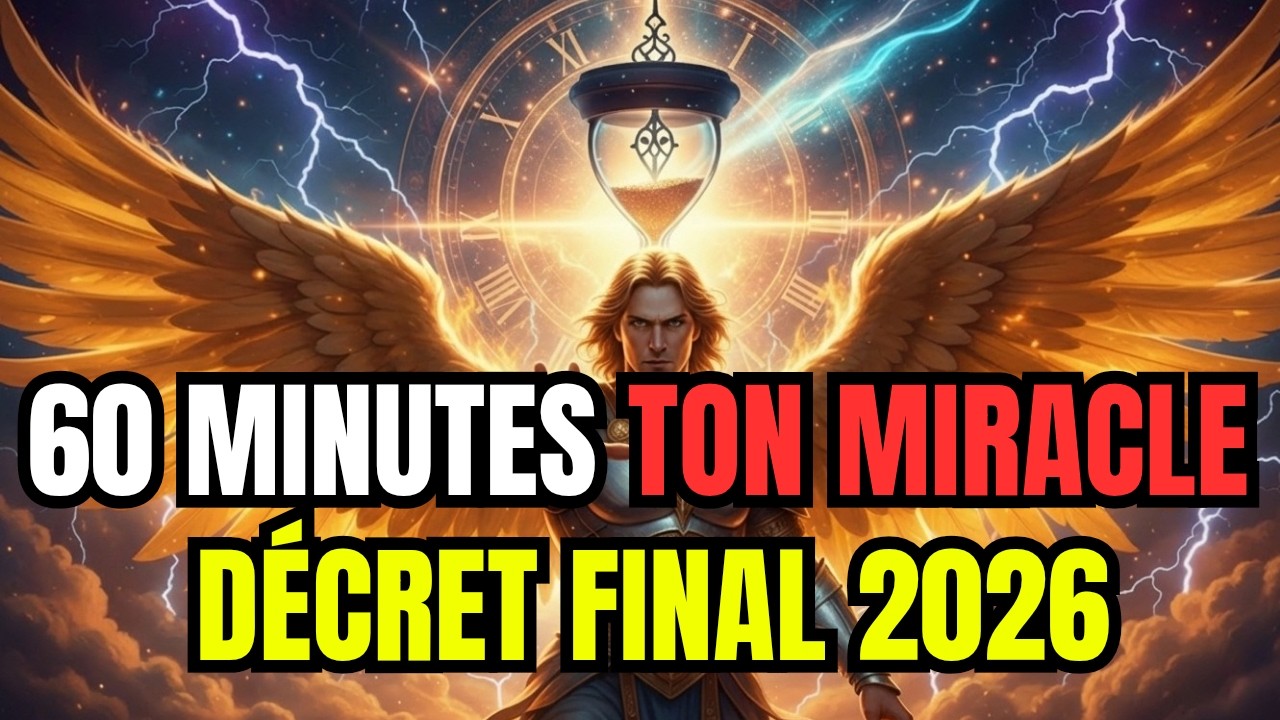 ARCHANGE MICHEL : TON MIRACLE DE 2026 ARRIVE DANS 60 MIN ! (PROTOCOLE FINAL & URGENT) 🙏