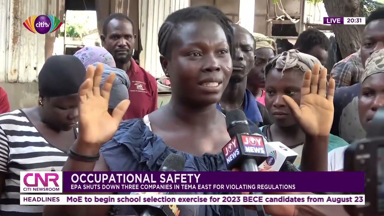 Occupational Safety: EPA shuts down three companies in Tema East for violating regulations