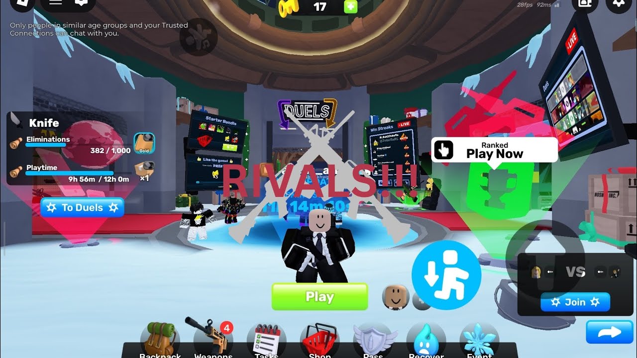 Playing rivals!