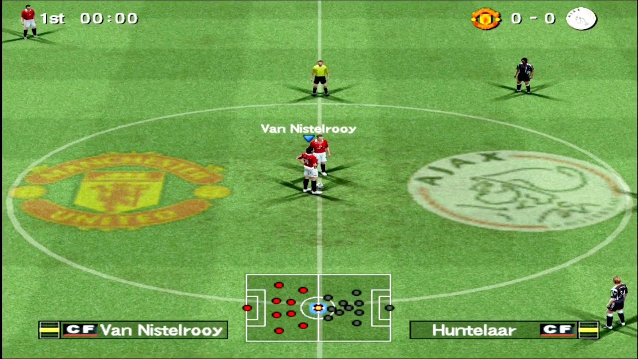 Winning Eleven 10 Ps2 Manchester United vs Ajax 