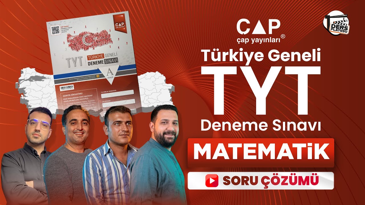 Matematik Testi  I Çap Yayınları TYT Türkiye Geneli I Mart 2026