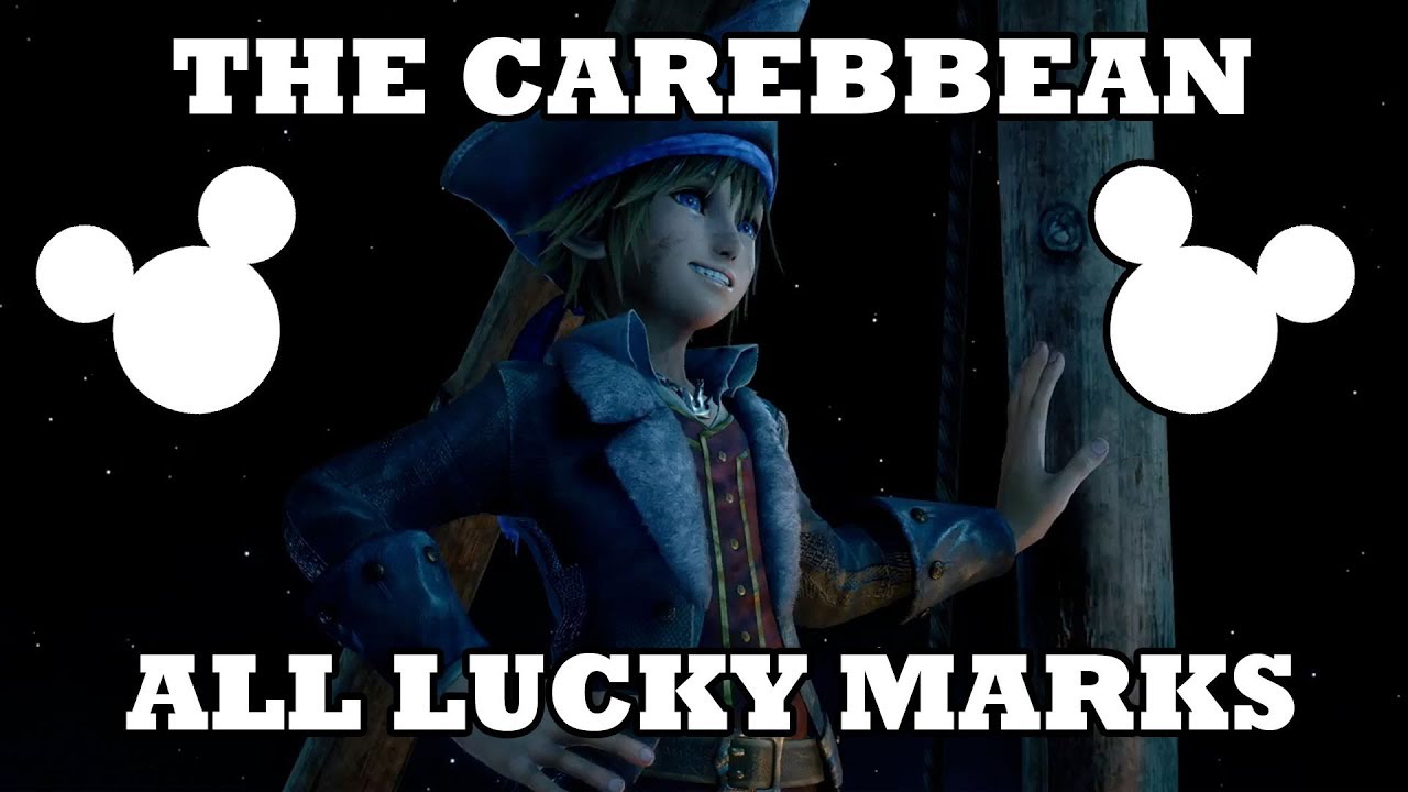 Kingdom Hearts 3 - The Carebbean Lucky Emblems Location - All Lucky Marks