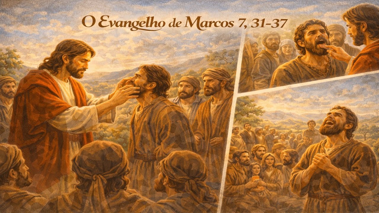 MARCOS 7, 31-37| 13/02/26| EVANGELHO DIÁRIO COM ANA LUIZA