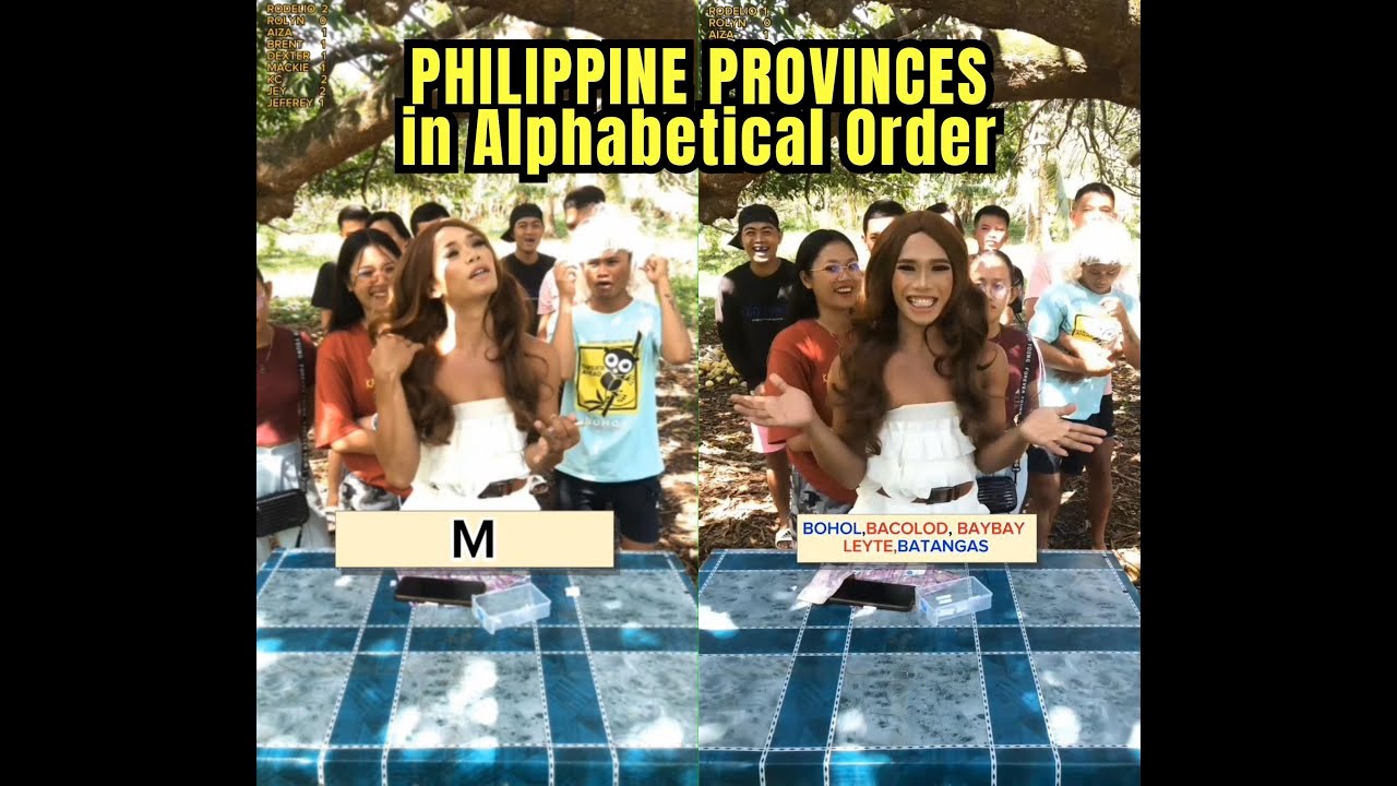 Philippine Provinces in Alphabetical Order