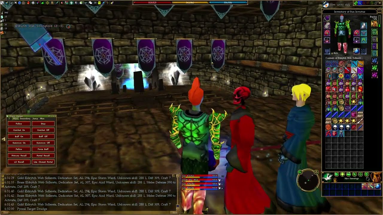 Asheron's Call: Eldrytch Web Initiation