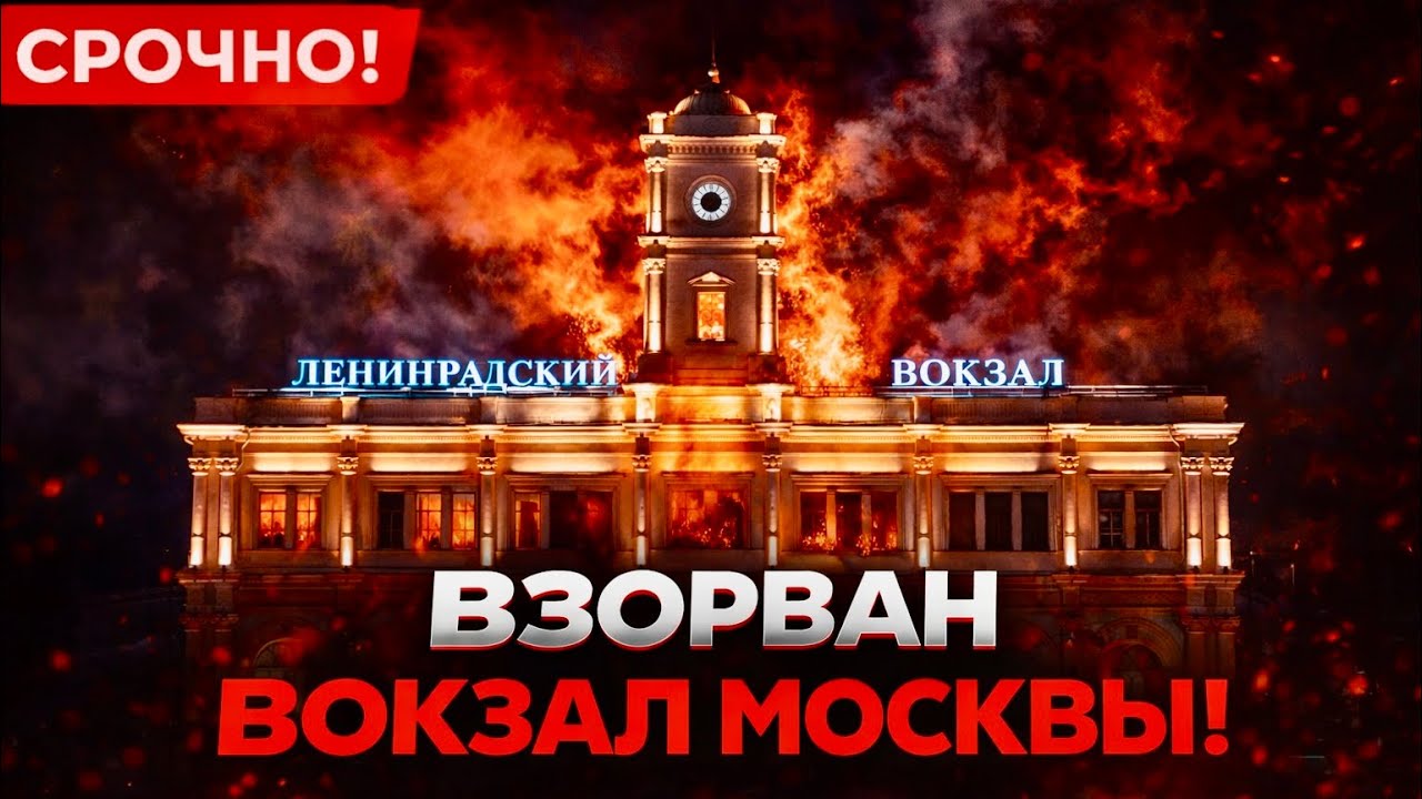 🚨 СРОЧНО! ТЕРАКТ В ЦЕНТРЕ МОСКВЫ &mdash; ВЗОРВАН ВОКЗАЛ, ПОГИБЛИ СИЛОВИКИ! ПУТИН СОБРАЛ СОВБЕЗ!