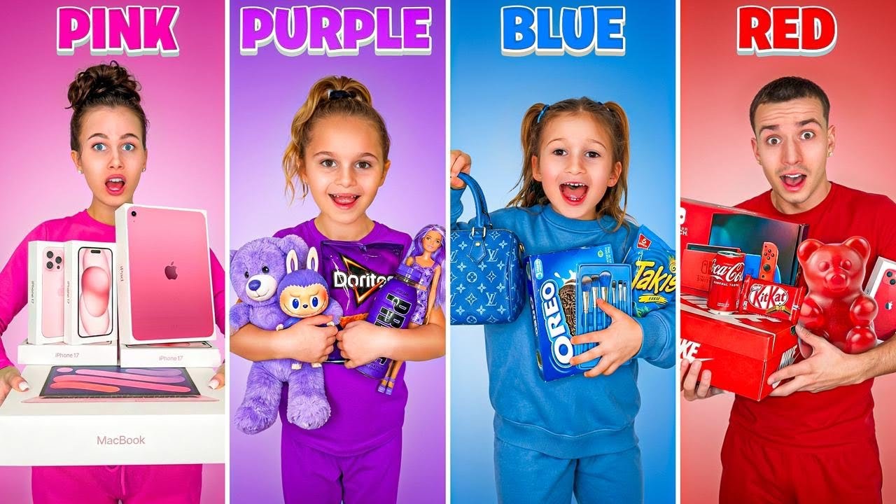 BUYING Everything in ONE COLOR for 24 Hours!