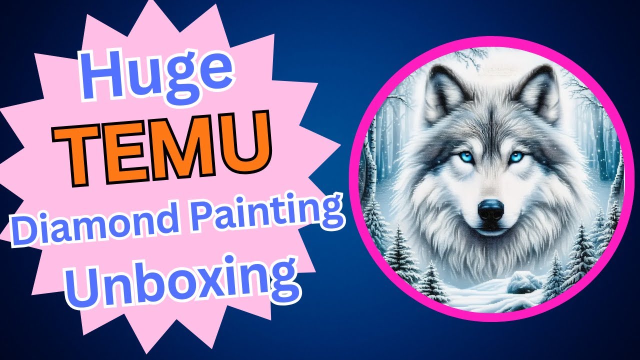 HUGE TEMU Diamond Painting Haul - Unboxing - Diamond Art