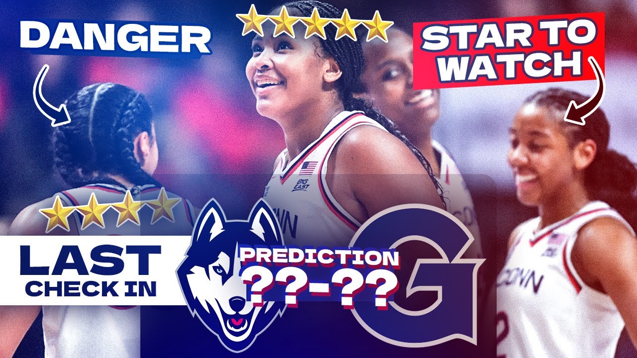 The ONE Scouting Report You NEED for UConn Huskies VS Georgetown Hoyas🤫 Game Preview