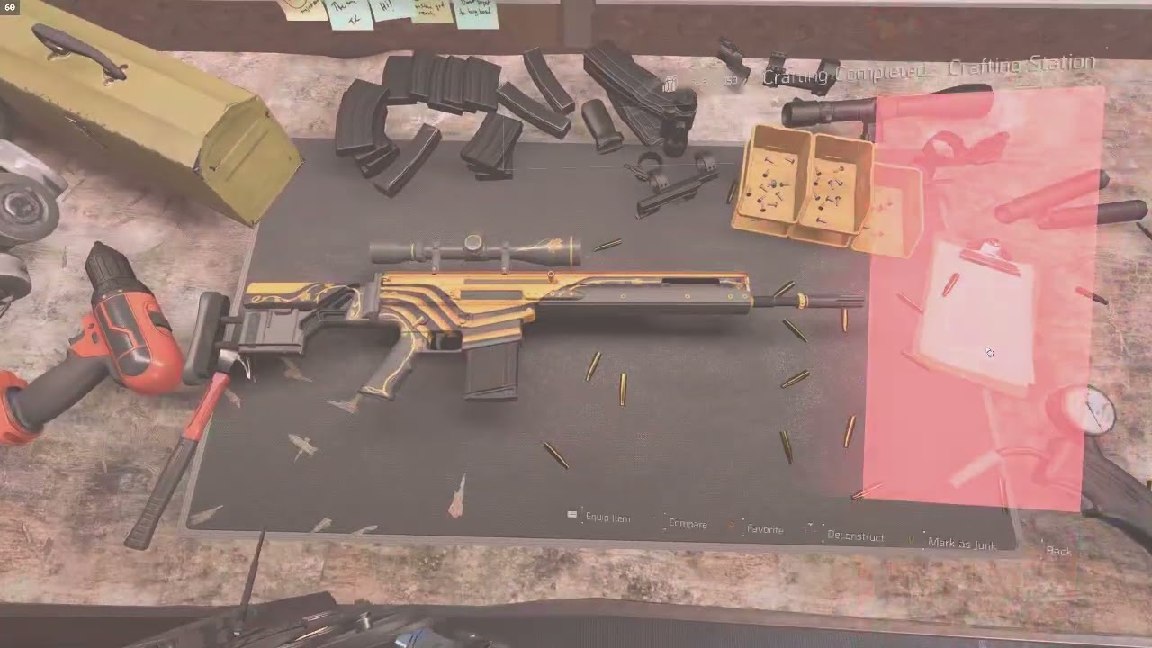 Tom Clancy's The Division 2 - Prima Donna crafting bug