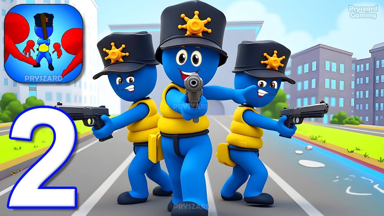City Defense - Police Games - Gameplay Walkthrough Part 2 - Defend the City Walls (iOS, Android)