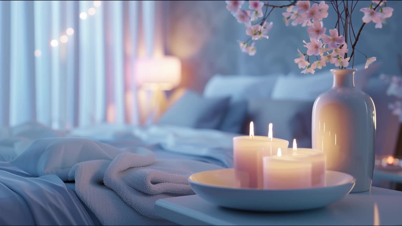 🌙 Soft Candlelight Bedroom Ambience LIVE | Deep Sleep & Calm Night Sounds