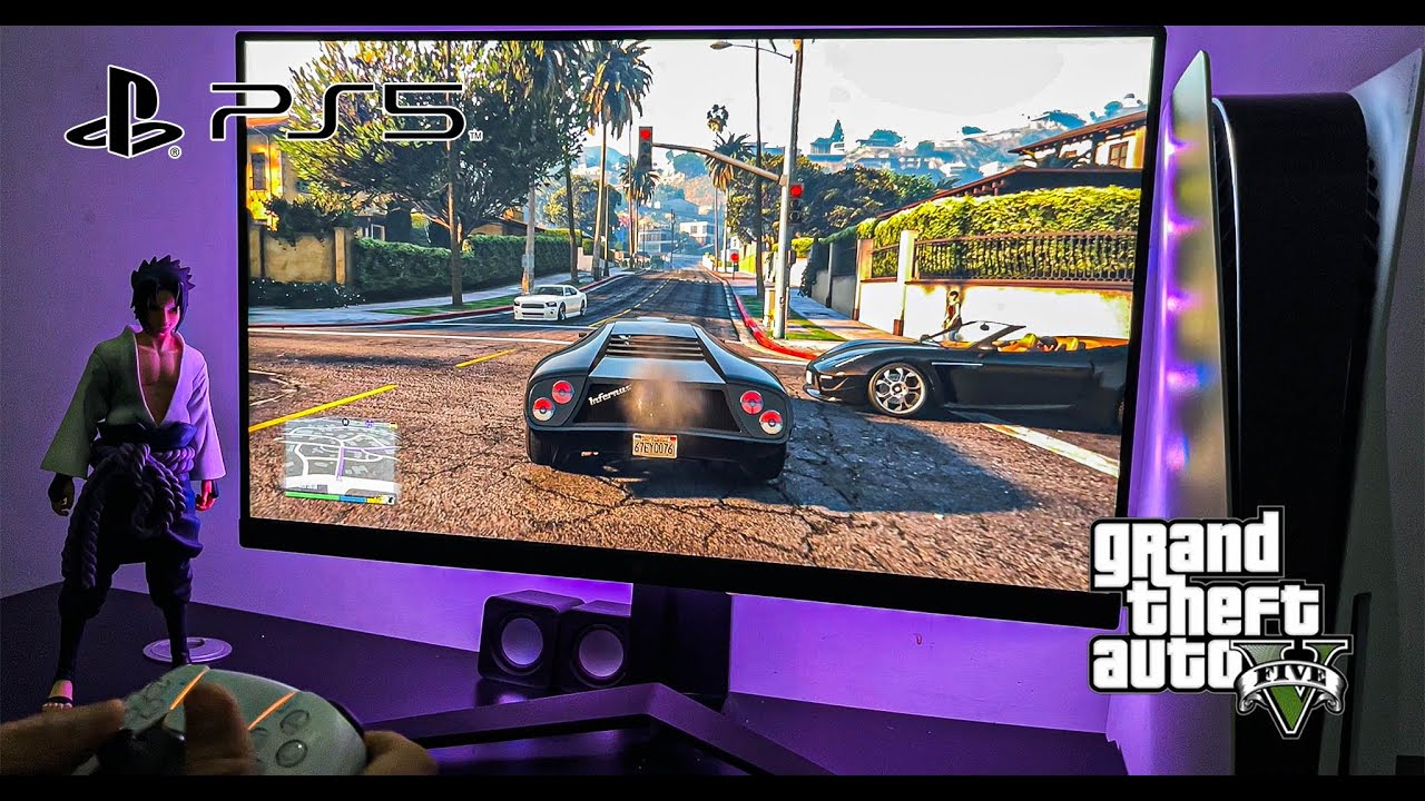 Jalan jalan sore dan melawan polisi GTA V (Playstaion 5)