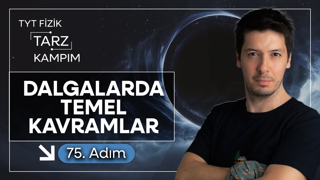 75) 45 Günde TYT Fizik Tarz Kampı | Dalgalar | Dalgalarda Frekans, Periyot, Genlik ve Hız Kavramları