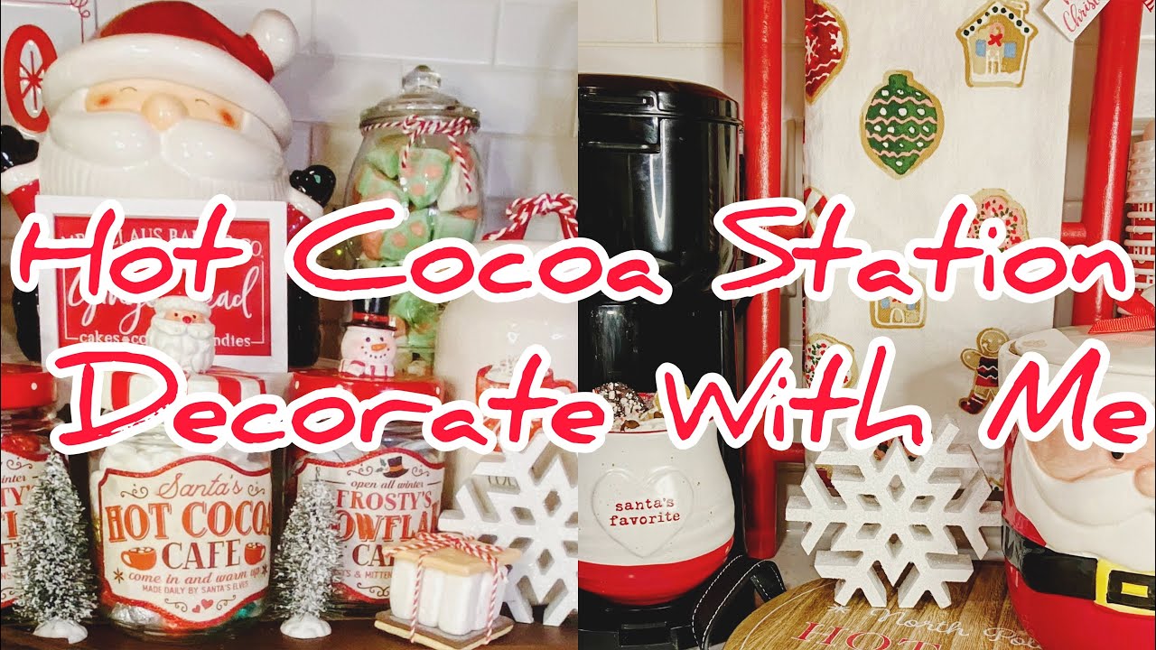 ☕️ Relaxing Hot Cocoa Station Decorate With Me 