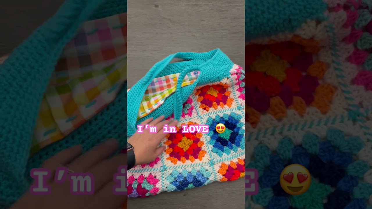 All-in-one granny square yarn for the WIN! 