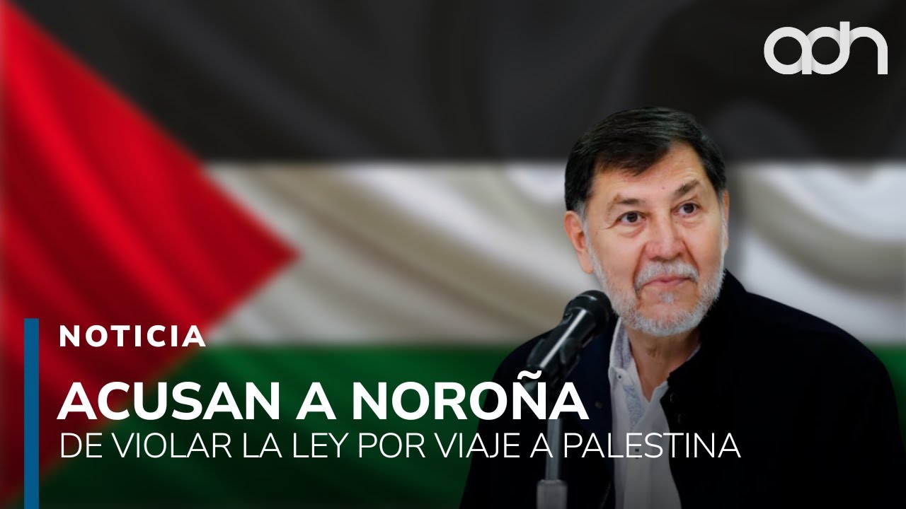 Senadores acusan a Gerardo Fernández Noroña de incumplir la ley por viaje a Palestina