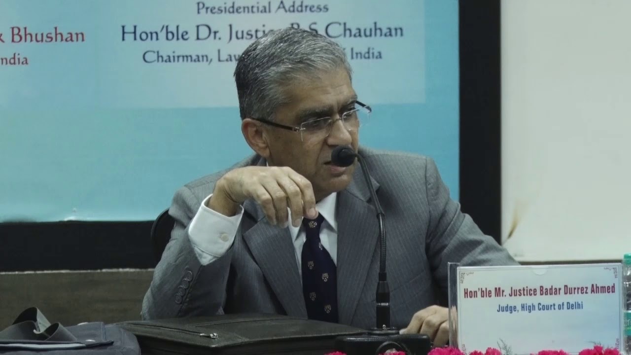 Hon'ble Mr. Justice Badar Durrez Ahmad I Judge High of Delhi I Lloyd Law College