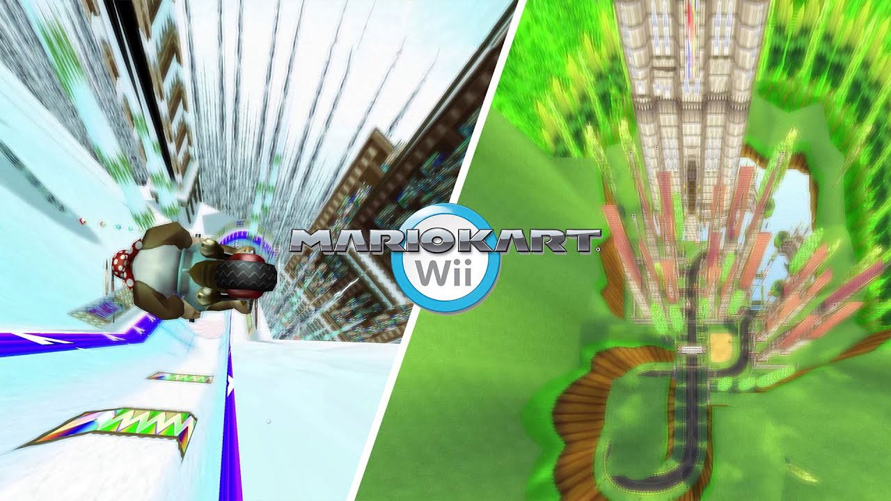 Unplayable Mario Kart Wii - 2000% heigher Courses
