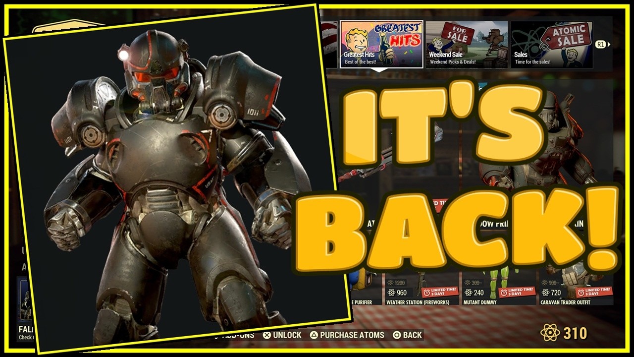 Atomic Shop Weekend Sale Is BACK! (Sept. 18, 2026) - Fallout 7