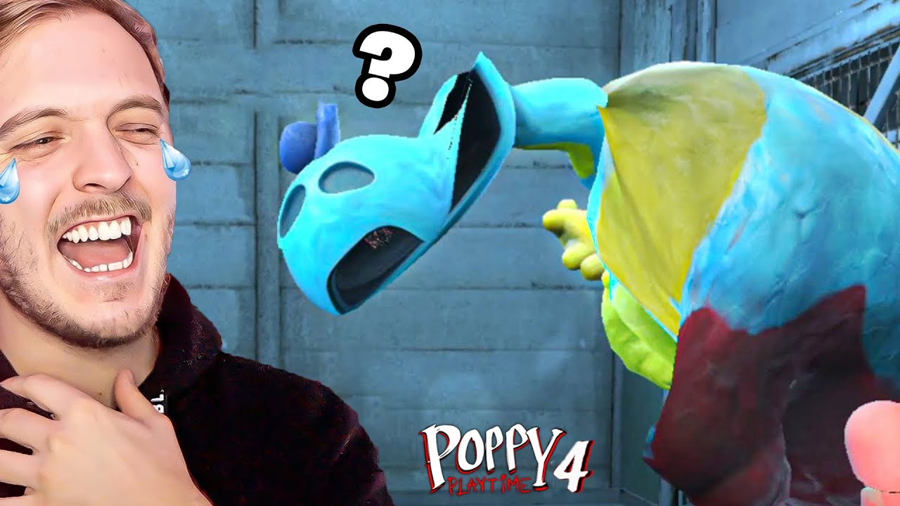LES MOMENTS LES PLUS DRÔLE DE POPPY PLAYTIME CHAPITRE 4 ! 😂 ( c'est trop drôle )