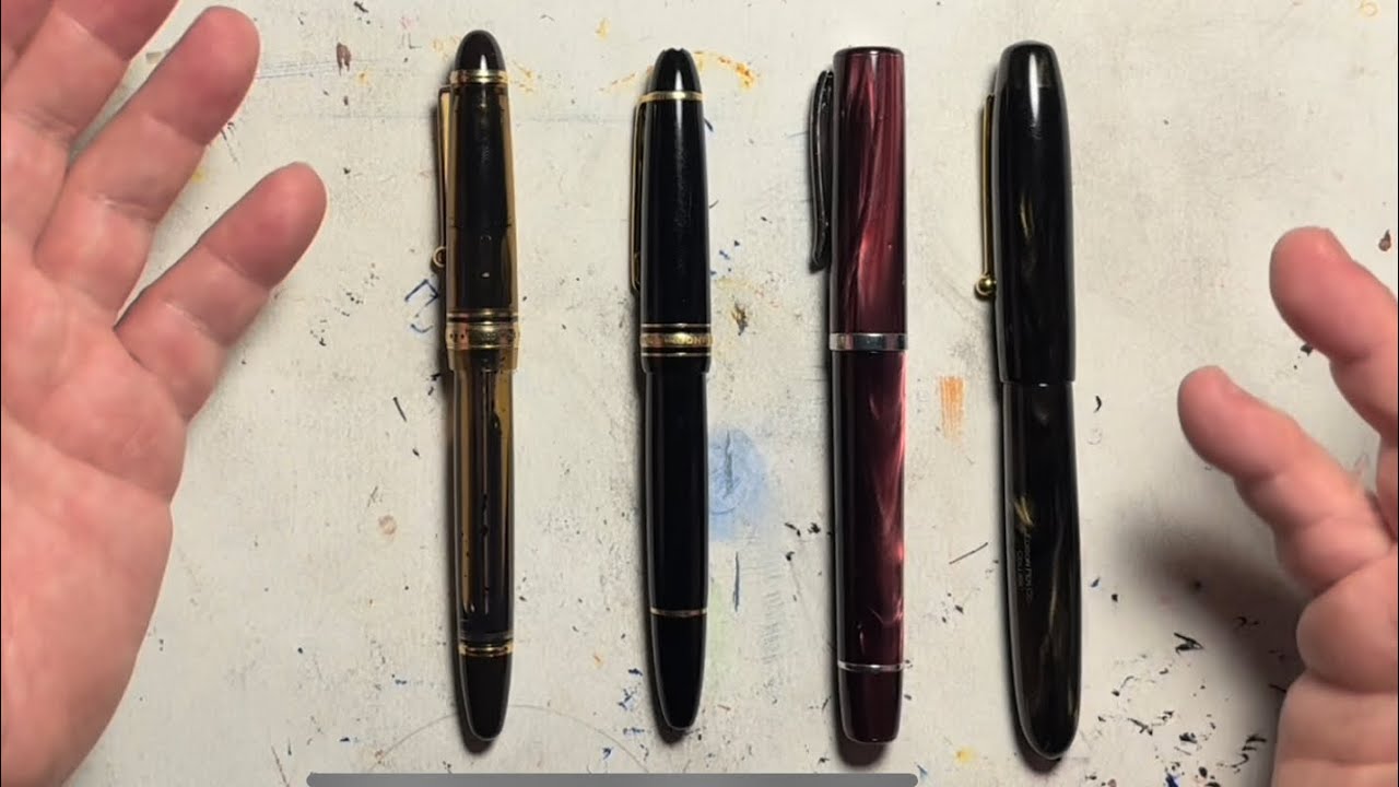 My Correspondence Desk Pens