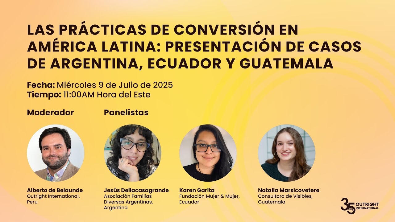 Las prácticas de conversión en América Latina: Argentina, Ecuador y Guatemala