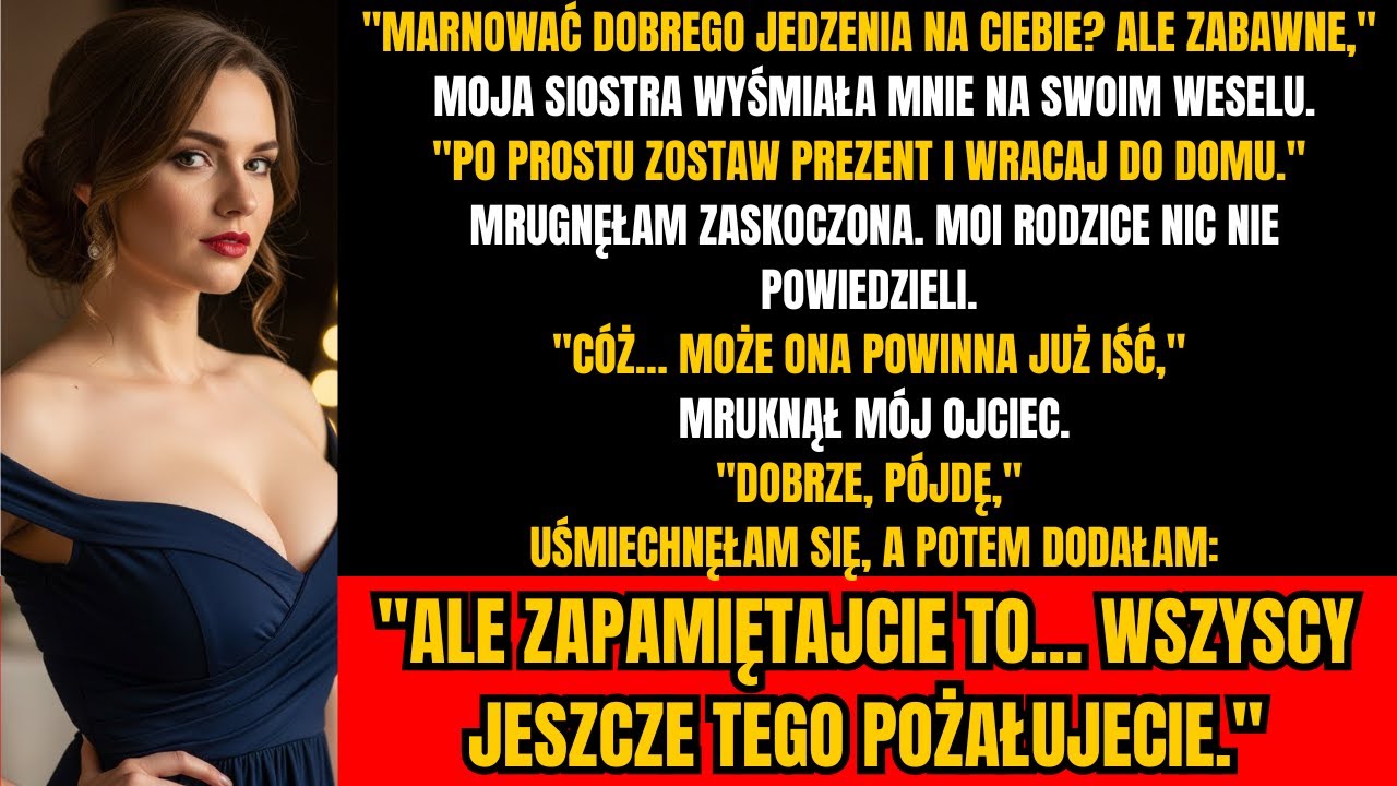 Moja siostra odmówiła mi jedzenia na swoim ślubie — więc zrobiłam coś, czego nikt się nie spodziewał