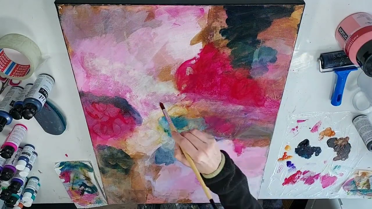 NO RULES!  Loose and Free Intuitive Abstract Painting