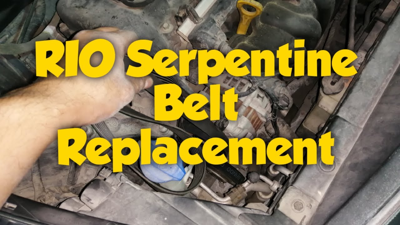 Paano mag palit ng Serpertine Belt sa Kia Rio | How to Replace Serpentine Belt on Kia 2012 - 2019