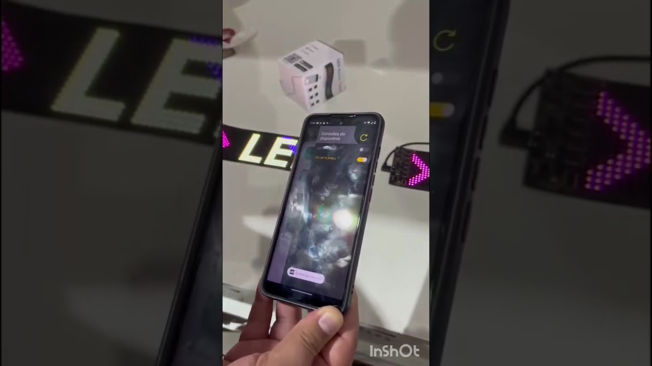 Painel flexível de led para carro comércio casa propagandas olho da moda