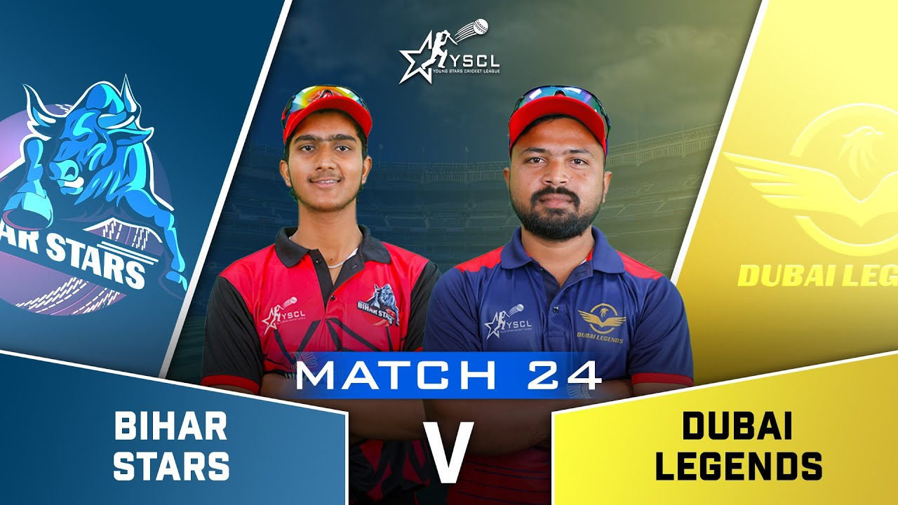 Bihar Stars vs Dubai Legends  LIVE | YSCLeague Nationals 2025 | YSCL