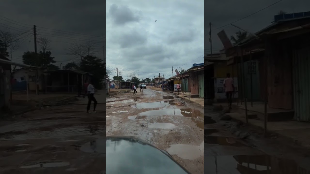 driving in accra #driving #accra #ghana #holidayvibes #potholes