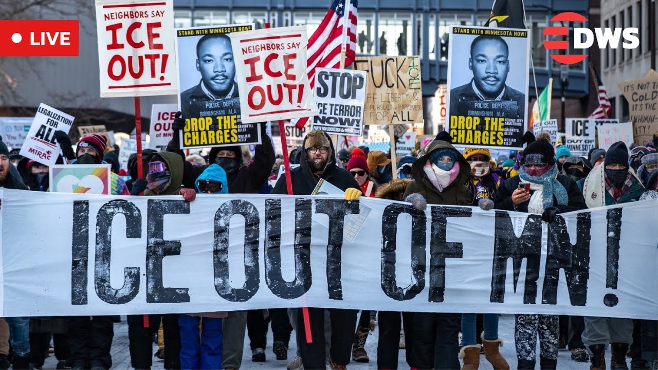 LIVE: Minneapolis National Day of Action Protest — Anti‑ICE March & Strike | AC15