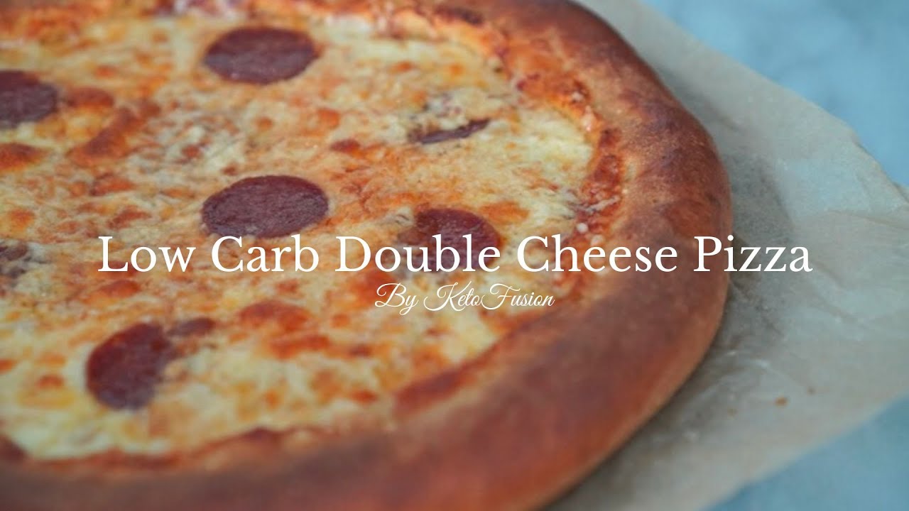 Double Cheese Pizza With Soft & Thin Crust My Husband Wants Every Week / Keto Double Cheese Pizza