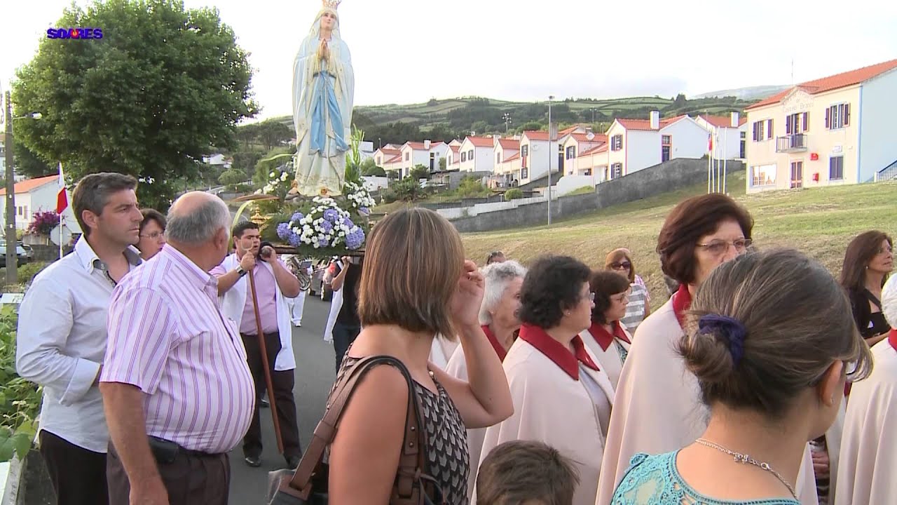 Procissão de Nossa Senhora de Lourdes - Castelo Branco - Faial Açores