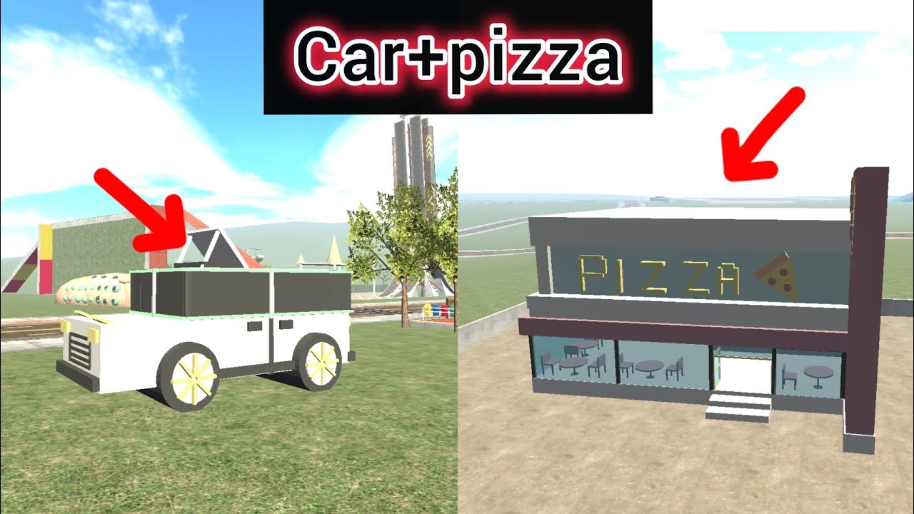New Car+Pizza Shop City Link || Indian Bike Driving 3d