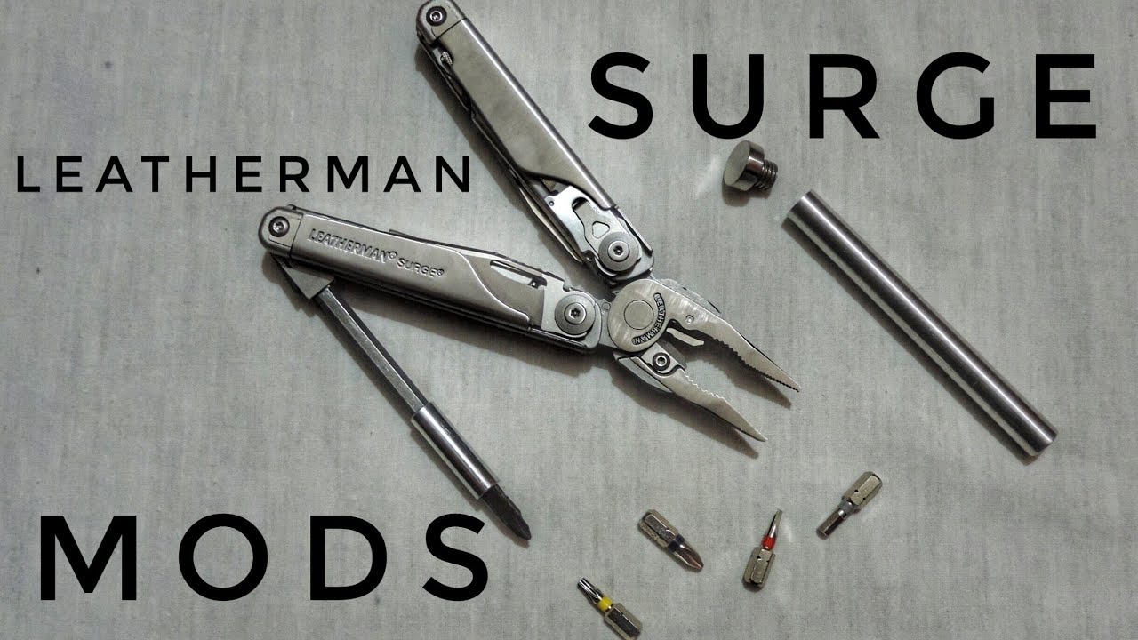 Leatherman Surge Mods | DIY Bit Container and Bit Extender
