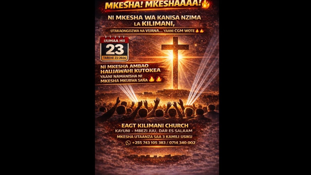 LIVE: MKESHA WA 23/01/2026 E.A.G.T KILIMANI CHURCH