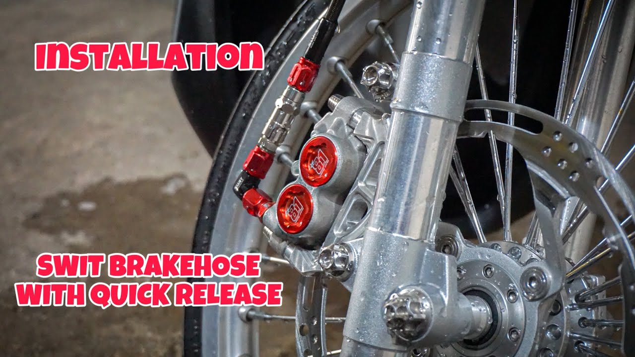 PART 11 MIO RED STREET BIKE JOURNEY SWITS BRAKEHOSE WITH QUICK RELEASE