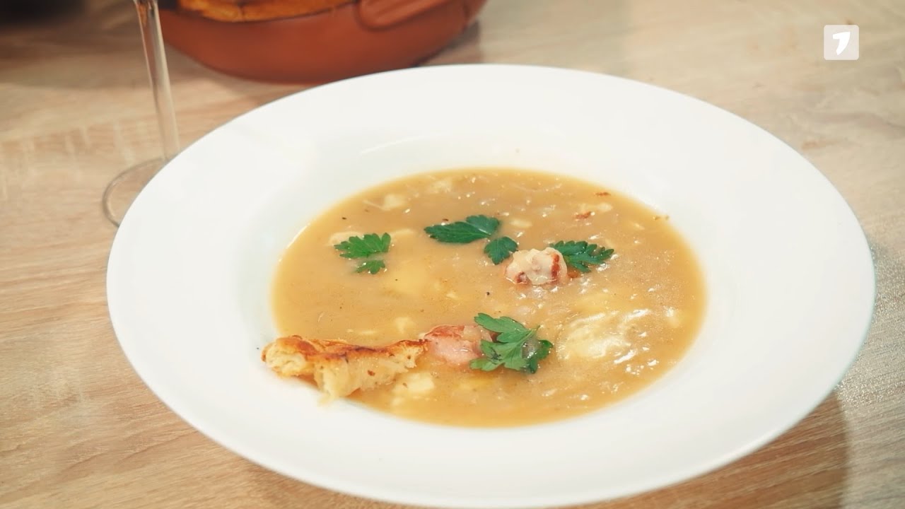 „Chef de gătit” cu Alexandru Comerzan. Supă cremă de ceapă alla Francese.