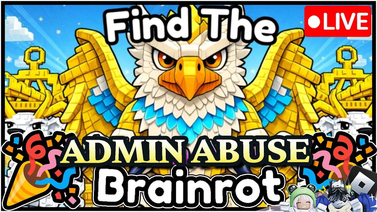 🎉MEGA ADMIN ABUSE🔴LIVE | Find the Brainrot 418 | 99 Nights in the Forest🔦| @yulyonroblox |🎮ROBLOX|4K