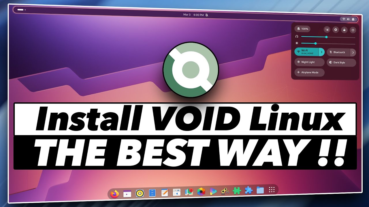 Как установить Void Linux на любой ПК или ноутбук (БЫСТРО) // ЛЕГКОЕ руководство по установке Voi...