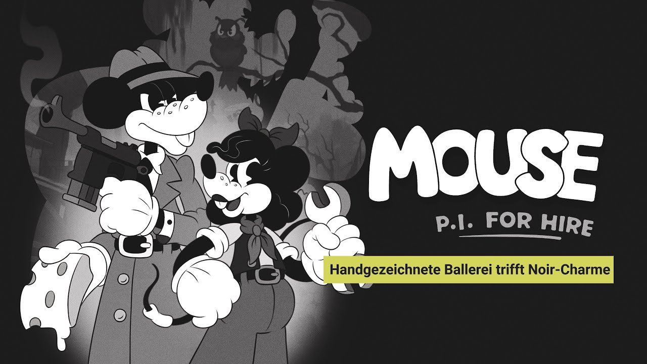 Mouse PI for Hire: Handgezeichnete Ballerei trifft Noir-Charme #MousePI #IndieGaming #NoirStyle
