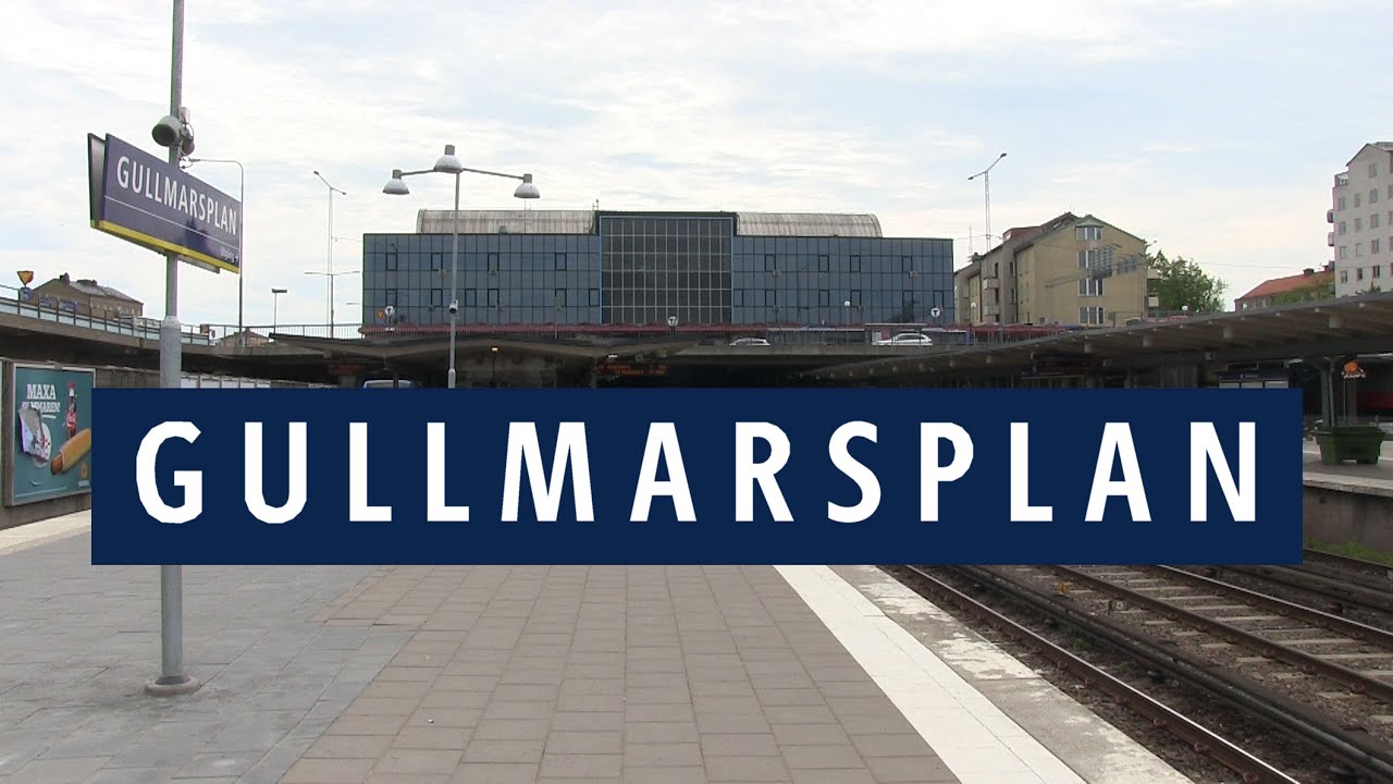 Gullmarsplan station Tunnelbanan och Tvärbanan.